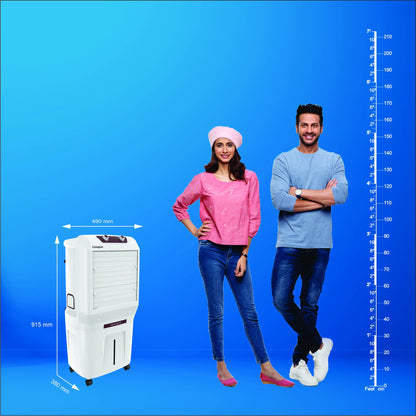 Crompton Marvel Neo Inverter Compatible Portable Personal Air Cooler (40L, White). 