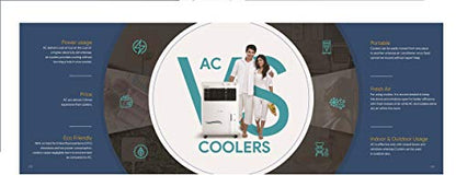 Crompton Optimus 100 Litres Desert Air Cooler for home | Large & Easy Clean Ice Chamber | High Density Honeycomb Pads | Auto-Fill & Drain | Everlast Pump | Humidity Control 