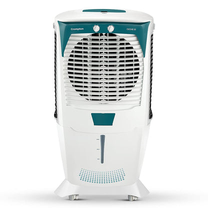 Crompton Ozone 55 Litres Desert Air Cooler for home | Large & Easy Clean Ice Chamber | 4-Way Air Deflection | High Density Honeycomb Pads | Everlast Pump | Auto Fill 