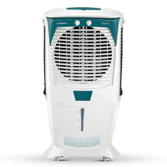 Crompton Ozone 55 Litres Desert Air Cooler for home | Large & Easy Clean Ice Chamber | 4-Way Air Deflection | High Density Honeycomb Pads | Everlast Pump | Auto Fill 