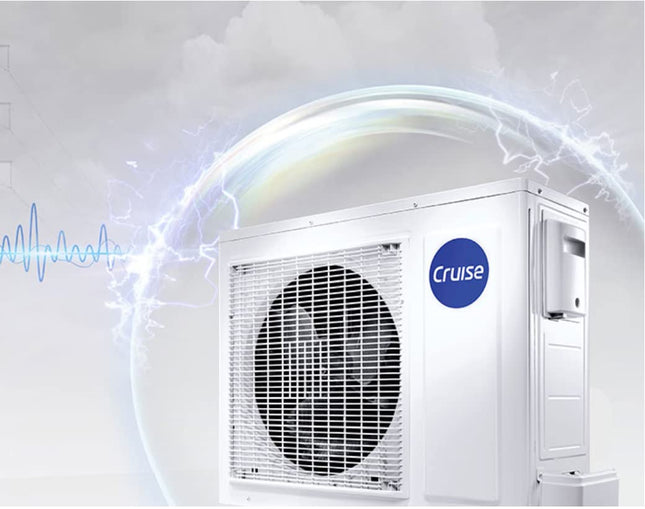 Cruise 1 Ton 3 Star Non Inverter Split System AC (Copper,PM 2.5 Filter,Auto Blow-N-Clean, Express Cool 50 Degrees Celsius,CWDBG-EQ3G123,2022 Model) 