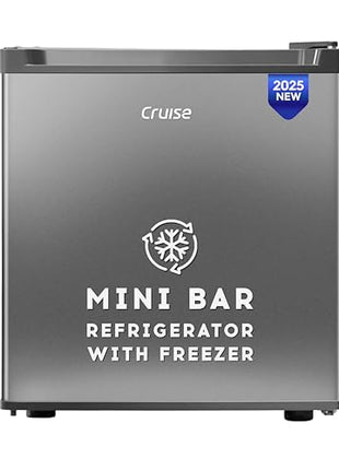 Cruise 45 L 2 Star Compact Minibar Refrigerator with Freezer Compartment - Direct Cool Technology (Single Door, Graphite Grey, CRDSVK-FZ1050G) 