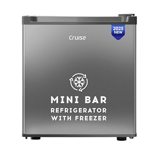 Cruise 45 L 2 Star Compact Minibar Refrigerator with Freezer Compartment - Direct Cool Technology (Single Door, Graphite Grey, CRDSVK-FZ1050G)