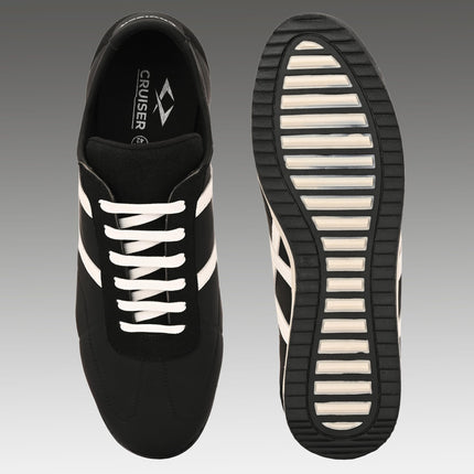 Cruiser Black Sneakers for Men 2579-1 