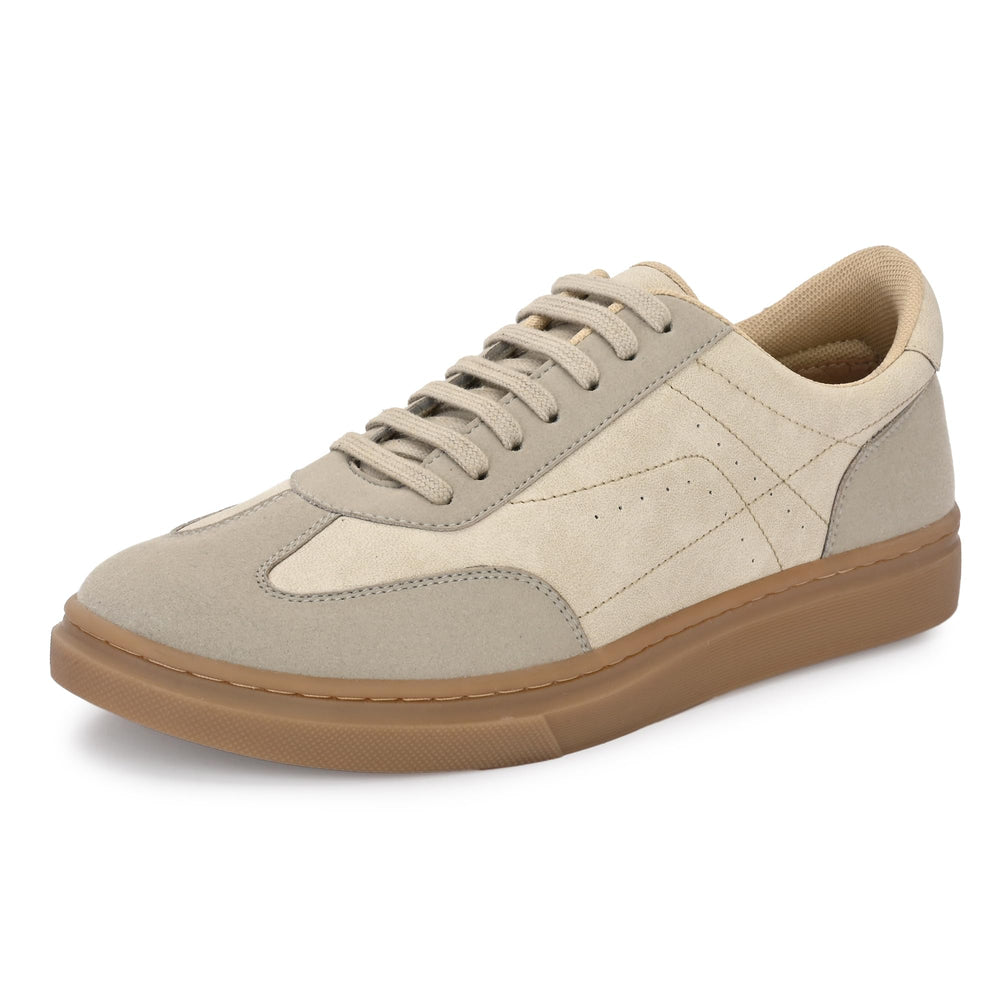Cruiser Sneaker for Men | Lightweight & Comfortable | Stylish Lace-Up Casual Footwear with Cushioned Insole | Perfect for Versatile Outfits (2533) Grey