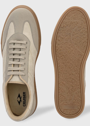 Cruiser Sneaker for Men | Lightweight & Comfortable | Stylish Lace-Up Casual Footwear with Cushioned Insole | Perfect for Versatile Outfits (2533) Grey 