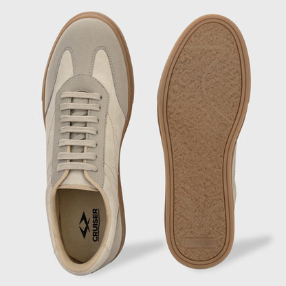 Cruiser Sneaker for Men | Lightweight & Comfortable | Stylish Lace-Up Casual Footwear with Cushioned Insole | Perfect for Versatile Outfits (2533) Grey 