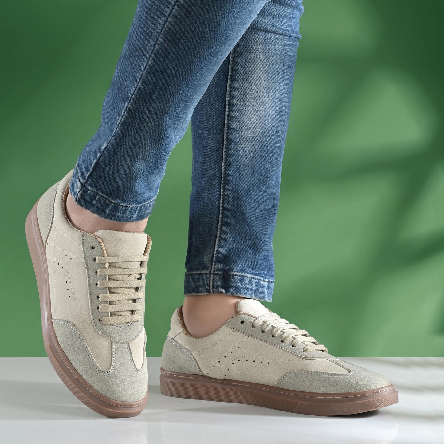 Cruiser Sneaker for Men | Lightweight & Comfortable | Stylish Lace-Up Casual Footwear with Cushioned Insole | Perfect for Versatile Outfits (2533) Grey 