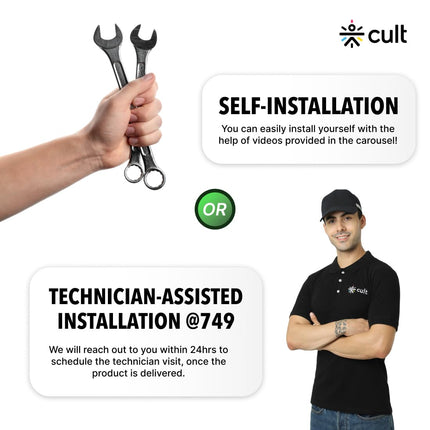 Cultsport Canoas 5.5HP Peak, Max Weight: 130 Kg, Auto Incline with Massager Motorized Treadmill for Home Gym Fitness & 1 Year Warranty 