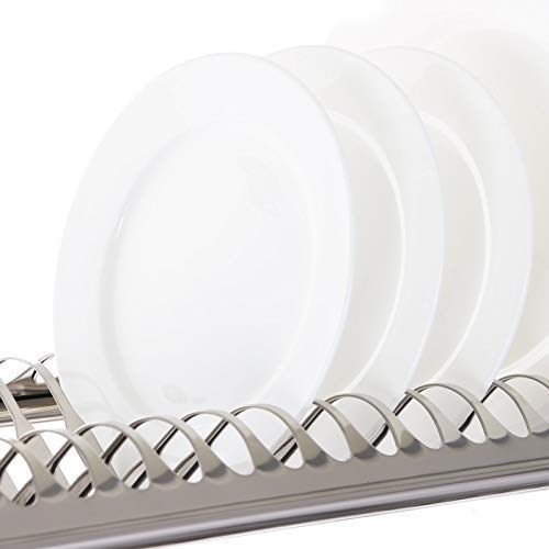 DBR Kitchen Steel Dish Rack Drainer Tray for Cabinet Width 600mm gtpt Modular Kitchen Organiser Set of 3pcs 