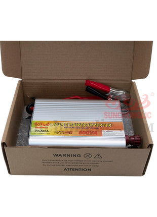 DHRUVPRO 12v dc to 220v ac 500va Rated Power-300watt, Peak Power-500watt Off Grid Power Inverter Modified sine Wave Solar Power inverters 