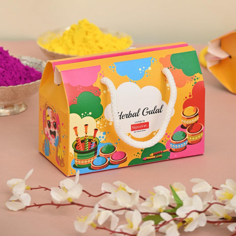 DIGI ART'S Holi color Gift Hamper Set | Organic Holi Colour/Gulal, Gulal Gota 50 gms 2 each in 1 Gift Hamper | Difrent Color | Soft & Skin Friendly | Non Toxic |100% Safe 
