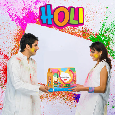 DIGI ART'S Holi color Gift Hamper Set | Organic Holi Colour/Gulal, Gulal Gota 50 gms 2 each in 1 Gift Hamper | Difrent Color | Soft & Skin Friendly | Non Toxic |100% Safe 