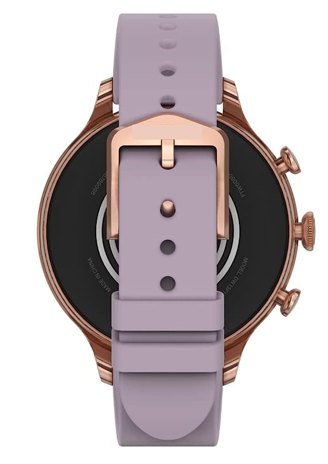 DINACO Glorious Women's Rose Gold Smart Watch Talk 2 Bluetooth Calling Smartwatch with 3 Button, Hands On Voice Assistance HD Display, 14 Sports Modes with Puple Belt (Rose Gold) (2) 