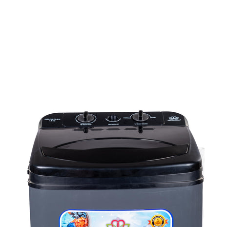 DMR-OW-75 Only Washer with 7.5Kg Washing Capacity and 1 Year Free Spare Supply Warranty. (Only Washer - No Spin dryer) (Black) 