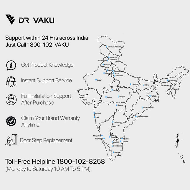 DR VAKU Exclusive New Launch Earocam Earwax Removal Tool Kit with HD Camera Wifi Connection & 6 LED Lights Endoscope Tool Ear Cleaner for iOS & Android + 11 Silicone Tips Free- Black 