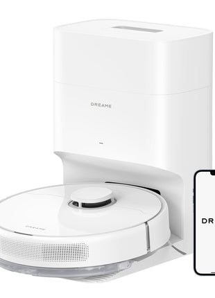 DREAME D10 Plus Gen 2 Robot Vacuum Cleaner with Automatic Dust Emptying, Stores up to 90 Days of Dust, LiDAR Navigation, 6000 Pa Suction Power for Carpets and Pet Hair, 285-Minute Battery 