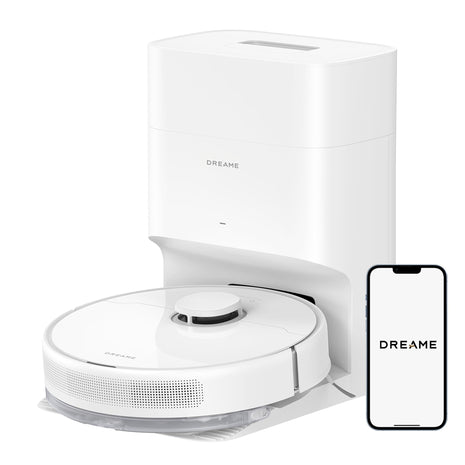 DREAME D10 Plus Gen 2 Robot Vacuum Cleaner with Automatic Dust Emptying, Stores up to 90 Days of Dust, LiDAR Navigation, 6000 Pa Suction Power for Carpets and Pet Hair, 285-Minute Battery 