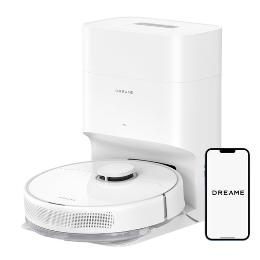 DREAME D10 Plus Gen 2 Robot Vacuum Cleaner with Automatic Dust Emptying, Stores up to 90 Days of Dust, LiDAR Navigation, 6000 Pa Suction Power for Carpets and Pet Hair, 285-Minute Battery 