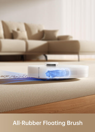 DREAME D10 Plus Gen 2 Robot Vacuum Cleaner with Automatic Dust Emptying, Stores up to 90 Days of Dust, LiDAR Navigation, 6000 Pa Suction Power for Carpets and Pet Hair, 285-Minute Battery 