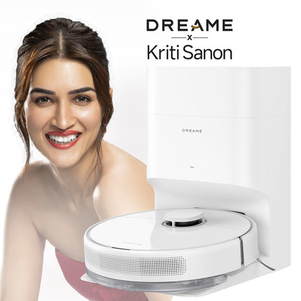 DREAME D10 Plus Gen 2 Robot Vacuum Cleaner with Automatic Dust Emptying, Stores up to 90 Days of Dust, LiDAR Navigation, 6000 Pa Suction Power for Carpets and Pet Hair, 285-Minute Battery, White 