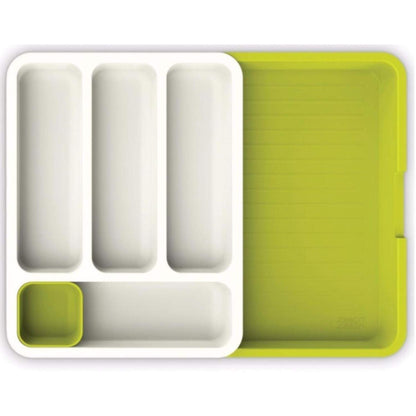 DRIXTY Anudas Expandable Cutlery Tray Plastic Drawer Holder To Store Organize Spoons Toiletries For Home Kitchen,Bed,Multipurpose Cutlery Organizer Tray/Store Plate For Modular Kitchen-Utensils (B) 