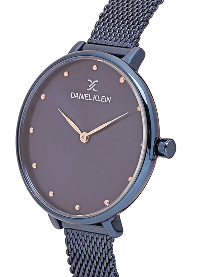 Daniel Klein Analog Blue Dial and Band Women's Stainless Steel Watch-DK11421-7 