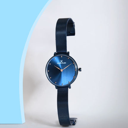 Daniel Klein Analog Blue Dial and Band Women's Stainless Steel Watch-DK11421-7 