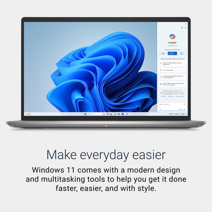Dell 15 Laptop DC15250-15.6-inch FHD (1920x1080) 120Hz Display, Intel Core i5-1334U Processor, 16GB DDR4 RAM, 512GB SSD, Intel UHD Graphics, Windows 11 Home, Onsite Service - Platinum Silver 