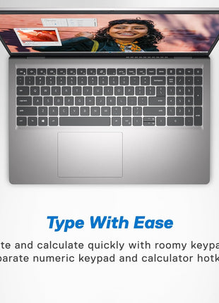 Dell 15DC15250, Intel Core i5 13th Gen - 1334U, 16GB RAM, 1TB SSD, FHD 15.6"/39.62 cm, Windows 11, MSO'24, Silver, 1.62kg, Backlit Keyboard, 15 Month McAfee, Thin & Light Laptop 