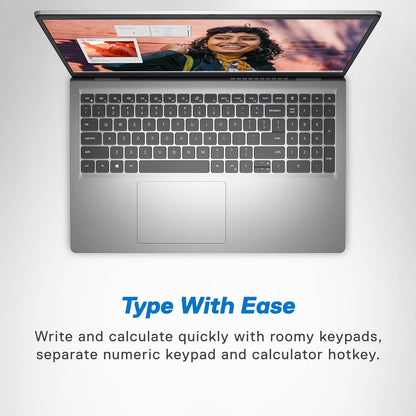 Dell 15DC15250, Intel Core i5 13th Gen - 1334U, 16GB RAM, 1TB SSD, FHD 15.6"/39.62 cm, Windows 11, MSO'24, Silver, 1.62kg, Backlit Keyboard, 15 Month McAfee, Thin & Light Laptop 