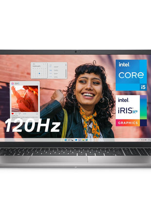 Dell 15DC15250, Intel Core i5 13th Gen - 1334U, 16GB RAM, 1TB SSD, FHD 15.6"/39.62 cm, Windows 11, MSO'24, Silver, 1.62kg, Backlit Keyboard, 15 Month McAfee, Thin & Light Laptop 