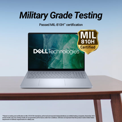 Dell DB16255, R5-340 AI Processor, 16 GB LPDDR5X, 512 GB SSD, 16" (40.64 cm) FHD Plus, Win11+MSO 2024, Ice Blue, 1.83 Kg, AMD Radeon™ Graphics, 300 Nits IPS, Backlit+FPS Keyboard, AI Powered Laptop 