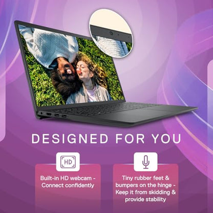 Dell Inspiron 3530, Intel Core i5-1334U, 13th Gen, 16GB RAM, 512 SSD, FHD, 15.6"/39.62cm, Windows 11, MS Office 24, Black, 1.62KG, McAfee 15 Month, Thin & Light Laptop 