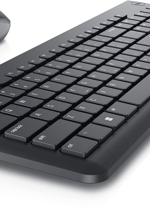 Dell KM3322W Wireless USB Keyboard and Mouse Combo, Anti-Fade & Spill-Resistant Keys, up to 36 Month Battery Life, 3Y Advance Exchange Warranty - Black 