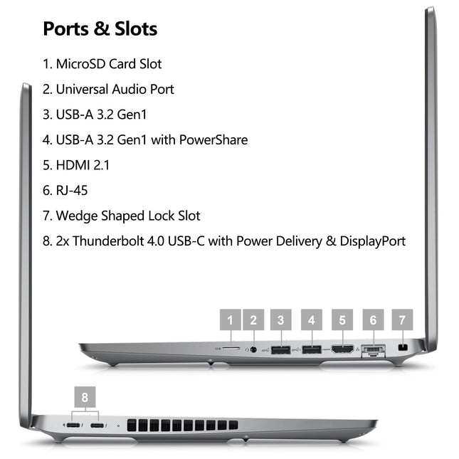 Dell Latitude 5550 15 Business AI Laptop, 15.6" FHD Computer, Intel Ultra 7 155U (Beat i7-1355U), 32GB DDR5 RAM, 1TB PCIe SSD, WiFi 6, Backlit Keyboard, Fingerprint Reader, Windows 11 Pro 