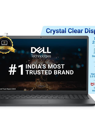 Dell [Smartchoice] Windows 11 Home 3520 Laptop, Intel Core i3-1215U, 12Th Gen (8GB RAM /512GB SSD /Window 11 /MS Office' 21 /15.6"(39.62 Cm) FHD Display /15 Month Mcafee /Black /1.69Kg Thin & Light 