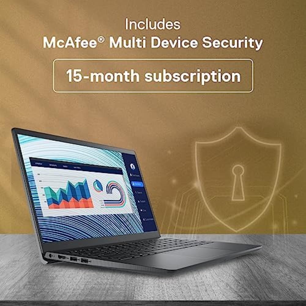 Dell [Smartchoice] Windows 11 Home 3520 Laptop, Intel Core i3-1215U, 12Th Gen (8GB RAM /512GB SSD /Window 11 /MS Office' 21 /15.6"(39.62 Cm) FHD Display /15 Month Mcafee /Black /1.69Kg Thin & Light 