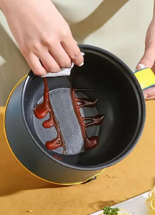 Diamond World 1.8 Litre Electric Multi Cook Kettle Cooker 600W Inner Non-Stick with Stainless Steel Steamer Glass Lid Base Cooking Pot Noodle Maker Egg Boiler hot Pot Vegetable and Rice & Pasta Travel 