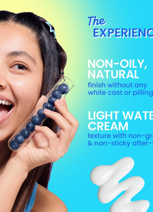 Dot & Key Blueberry Hydrate Barrier Repair Sunscreen Spf 50+,Pa++++|For Dry&Sensitive Skin|Non - Greasy Finish|No White Cast|Uv & Blue Light Protection|Broad Spectrum|For Women&Men|50G, 1 Count 