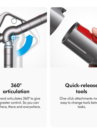 Dyson Big Ball|Powerful Bagless Vacuum Cleaner | Free Serv |Powerful Suction for Whole Home deep Cleaning |Suitable for All Floors |1.6L Large bin and 22ft Long Cord with auto retraction 