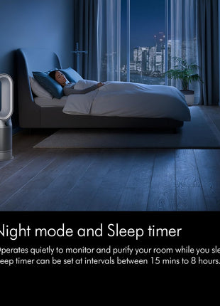 Dyson Purifier Hot+Cool Air Purifier with heater, HEPA+Activated Carbon Filter, Wi-Fi Enabled, HP07 (Black/Nickel) 