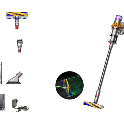 Dyson V15 Cartridge Detect Intelligent Cord-Free Vacuum Cleaner, Yellow 