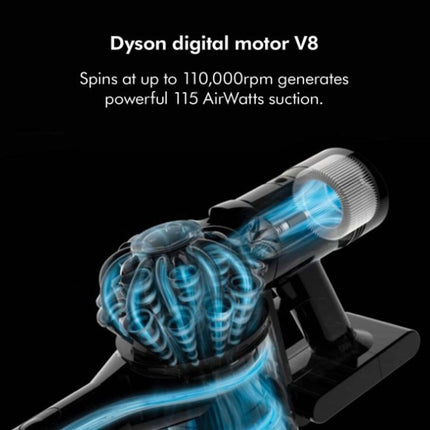 Dyson V8 Absolute Cord-Free Vacuum Cleaner, Grey, 0.54 Liter, Cartridge, 1 Count 