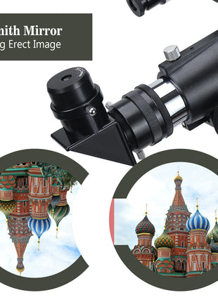 EACONN Telescopes, Telescope for Kids and Adults Beginners, 70mm Aperture 400mm Focus Length Refractor Travel Telescope with AZ Mount for Observe The Moon and Landscape 