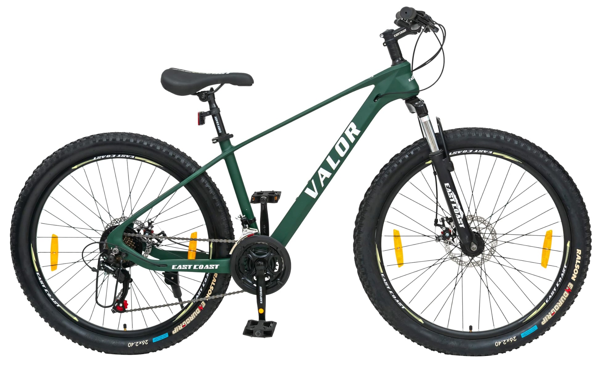 EAST COAST Valor 26T Cycle for Men, Women, Adults with Magnesium Frame, Without Carrier (Black) 