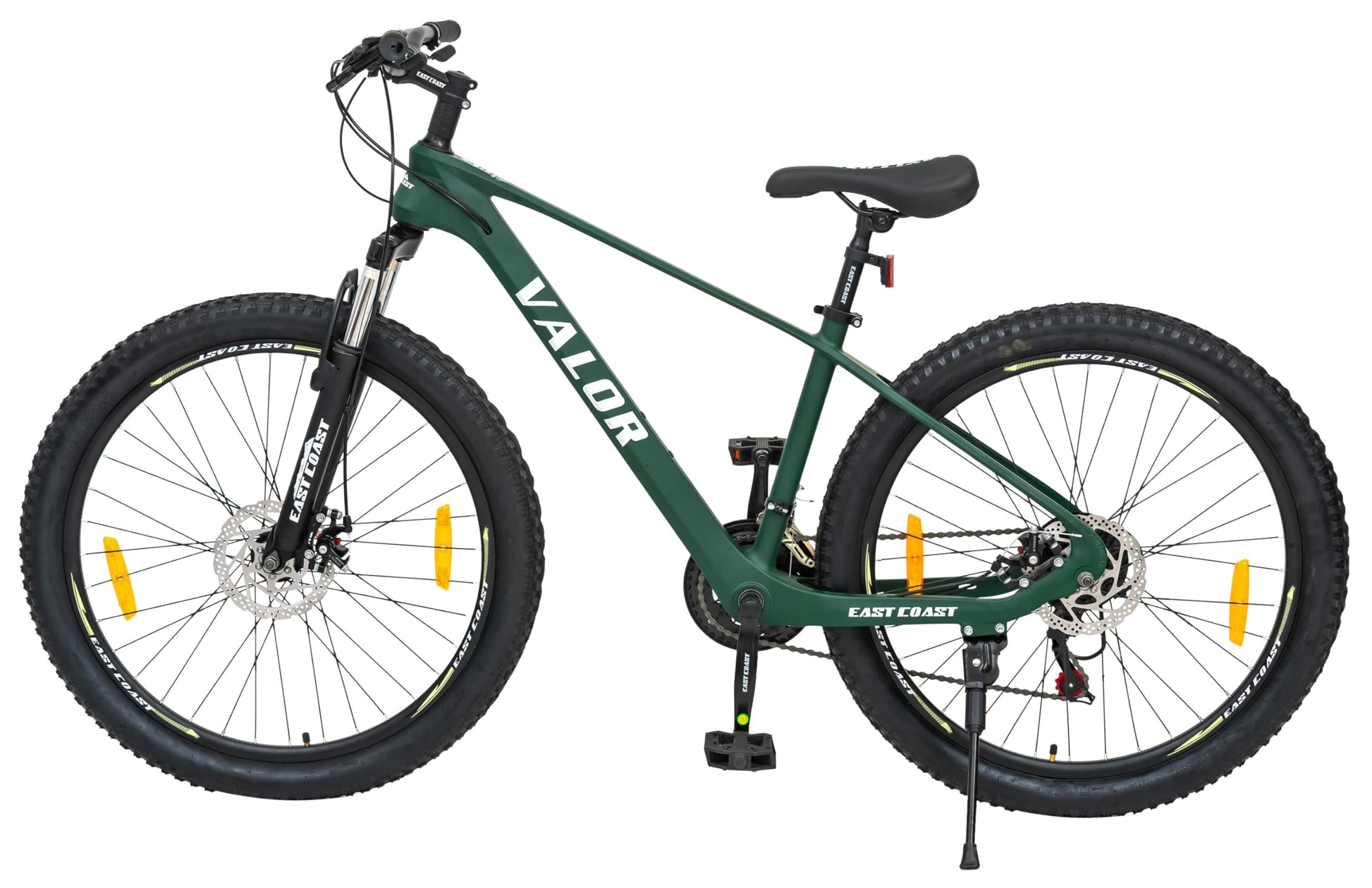 EAST COAST Valor 26T Cycle for Men, Women, Adults with Magnesium Frame, Without Carrier (Black) 
