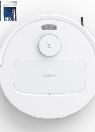 ECOVACS DEEBOT N30 Plus White 2 in 1 Robot Vacuum & Mop, 2025 New Launch, Multi-Cyclone Auto-Empty Station, 10000 Pa Suction, 5200mAh Battery, Covers 3500+sq ft, Zero Tangle 2.0, Advanced TrueMapping 
