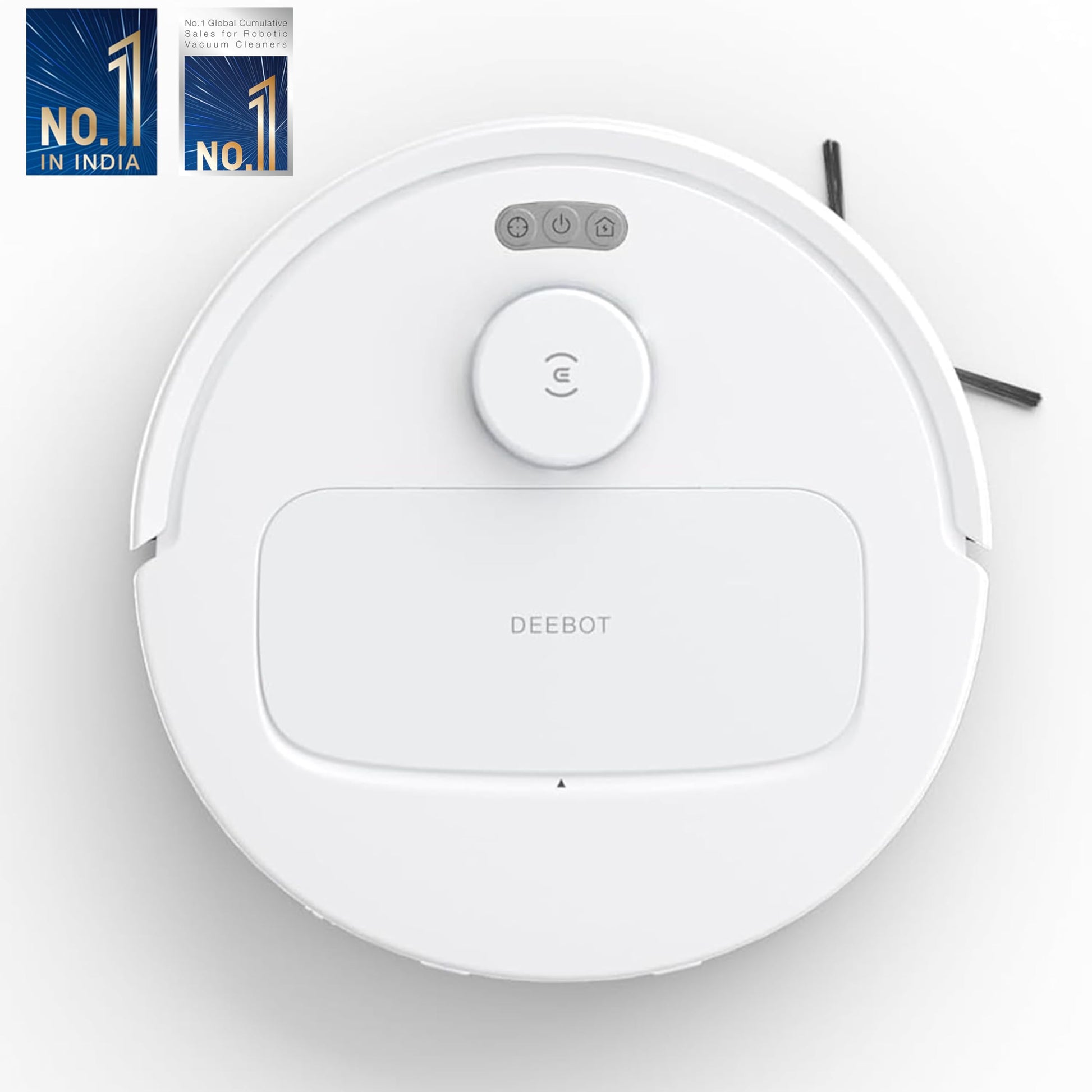 ECOVACS DEEBOT N30 Plus White 2 in 1 Robot Vacuum & Mop, 2025 New Launch, Multi-Cyclone Auto-Empty Station, 10000 Pa Suction, 5200mAh Battery, Covers 3500+sq ft, Zero Tangle 2.0, Advanced TrueMapping 