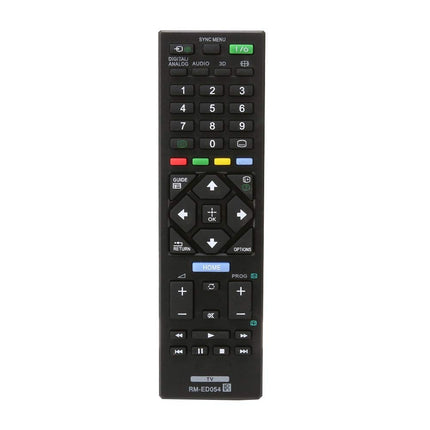 EHOP Compatible Remote for Sony Bravia LED LCD TV with 3D Button(Black) Universal RM-ED054 
